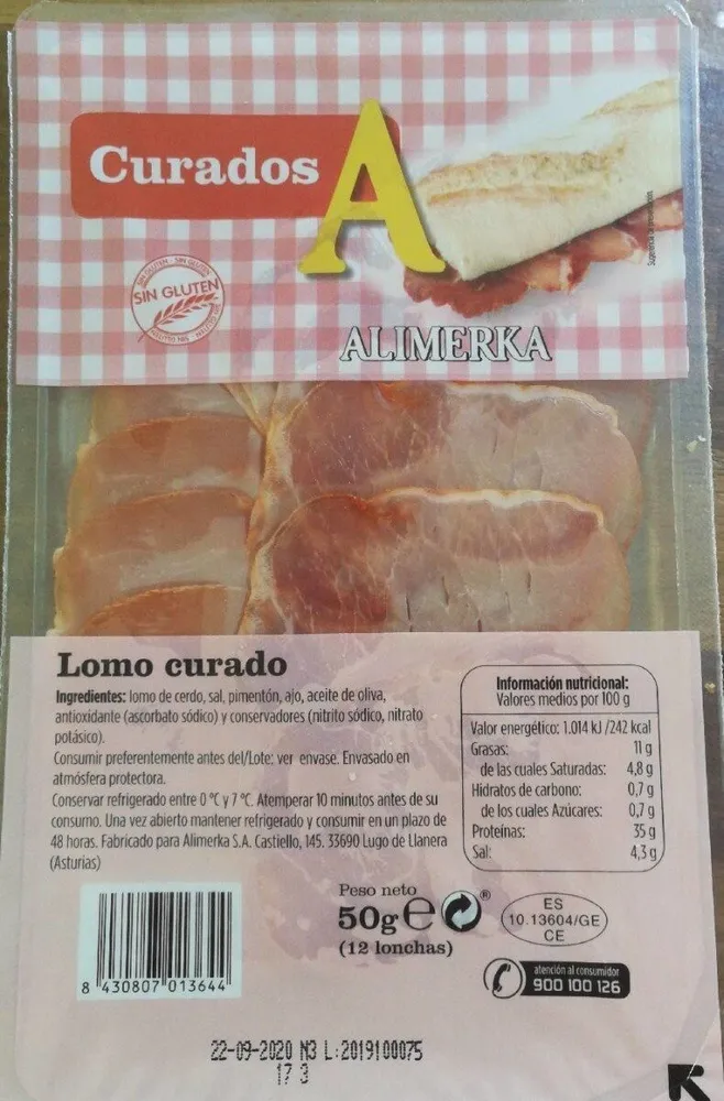 Lomo curado