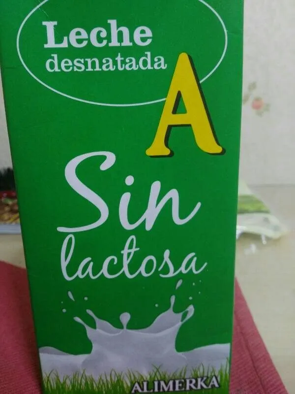 Leche desnatada sin lactosa
