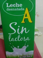 Leche desnatada sin lactosa