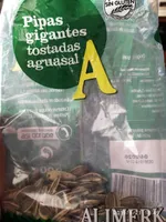 Pipas gigantes tostadas aguasal