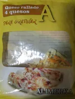 Queso rallado 4 quesos
