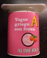 Yogur griego con fresa