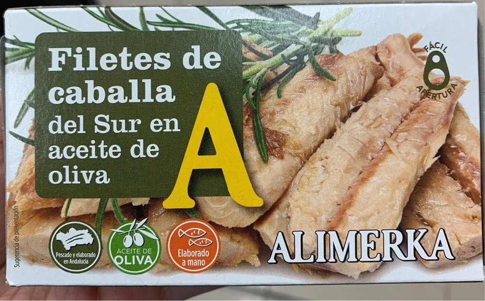 Filetes de caballa del sur en aceite de oliva