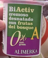 BiActiv cremoso desnatado con frutas del bosque