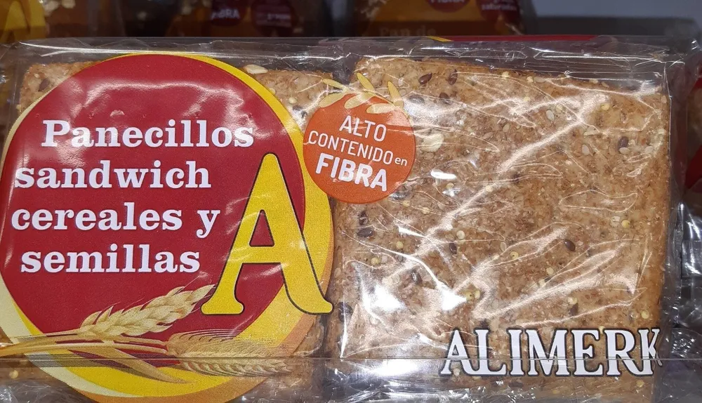 Panecillos sándwich cereales y semillas
