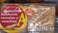 Panecillos sándwich cereales y semillas