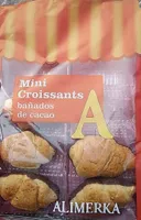 Mini croissants bañados de cacao