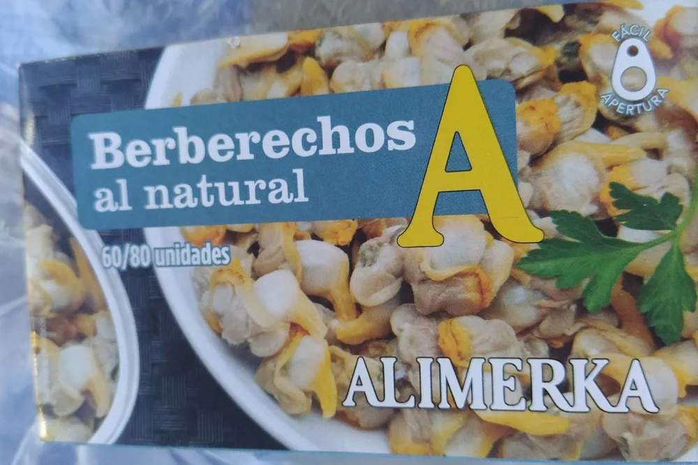 Berberechos al natural