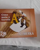 Cono nata y turrón