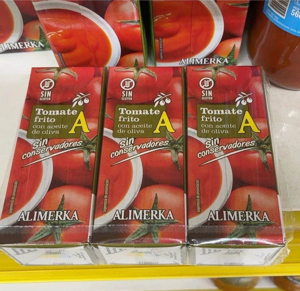 Tomate frito con aceite de olvia