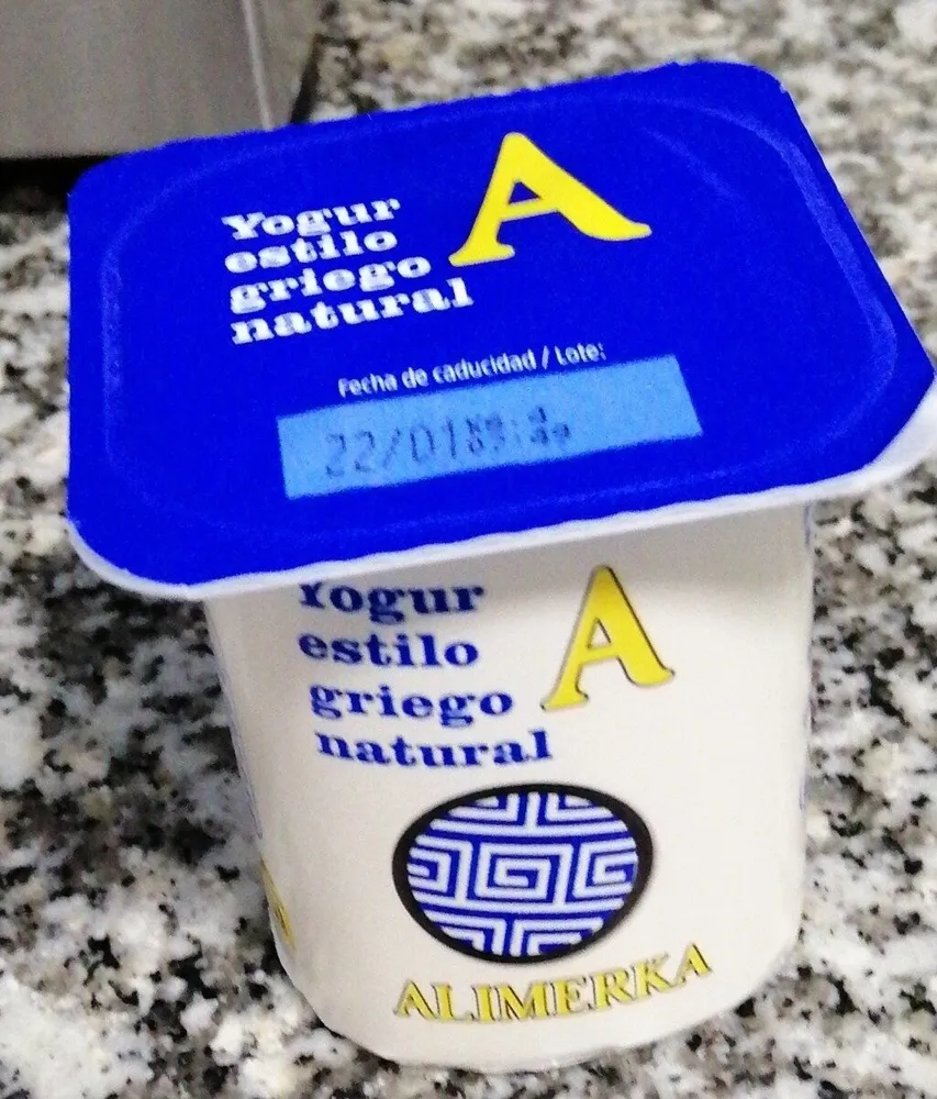 Yogur estilo griego natural