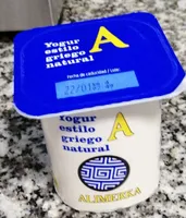 Yogur estilo griego natural