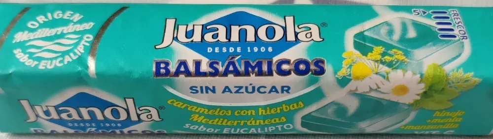 Caramelos con hierbas mediterráneas sabor eucalipto