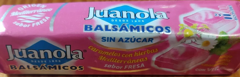 Caramelos balsámicos hierbas mediterráneas sabor fresa