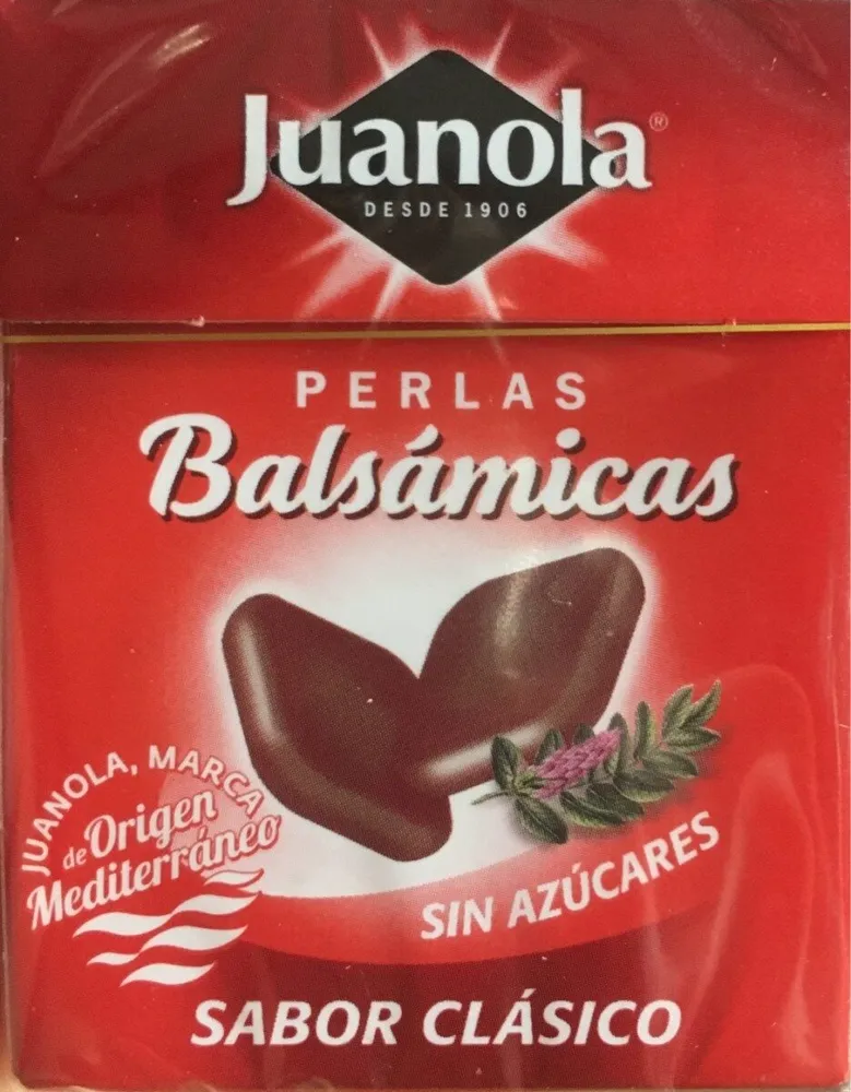 Perlas balsámicas sin azúcares sabor clásico