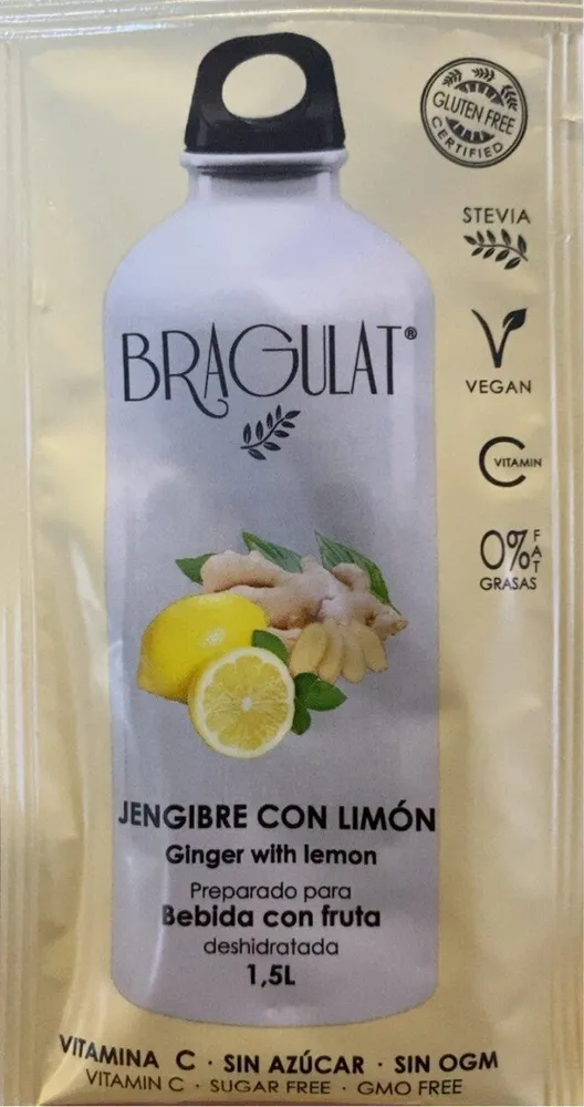 BEBIDA CON FRUTA JENGIBRE CON LIMON