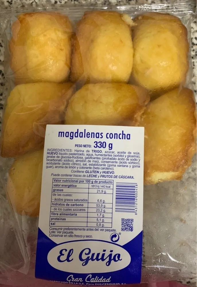 Magdalenas concha