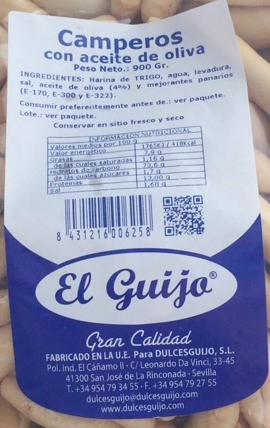 Picos camperos con aceite de oliva
