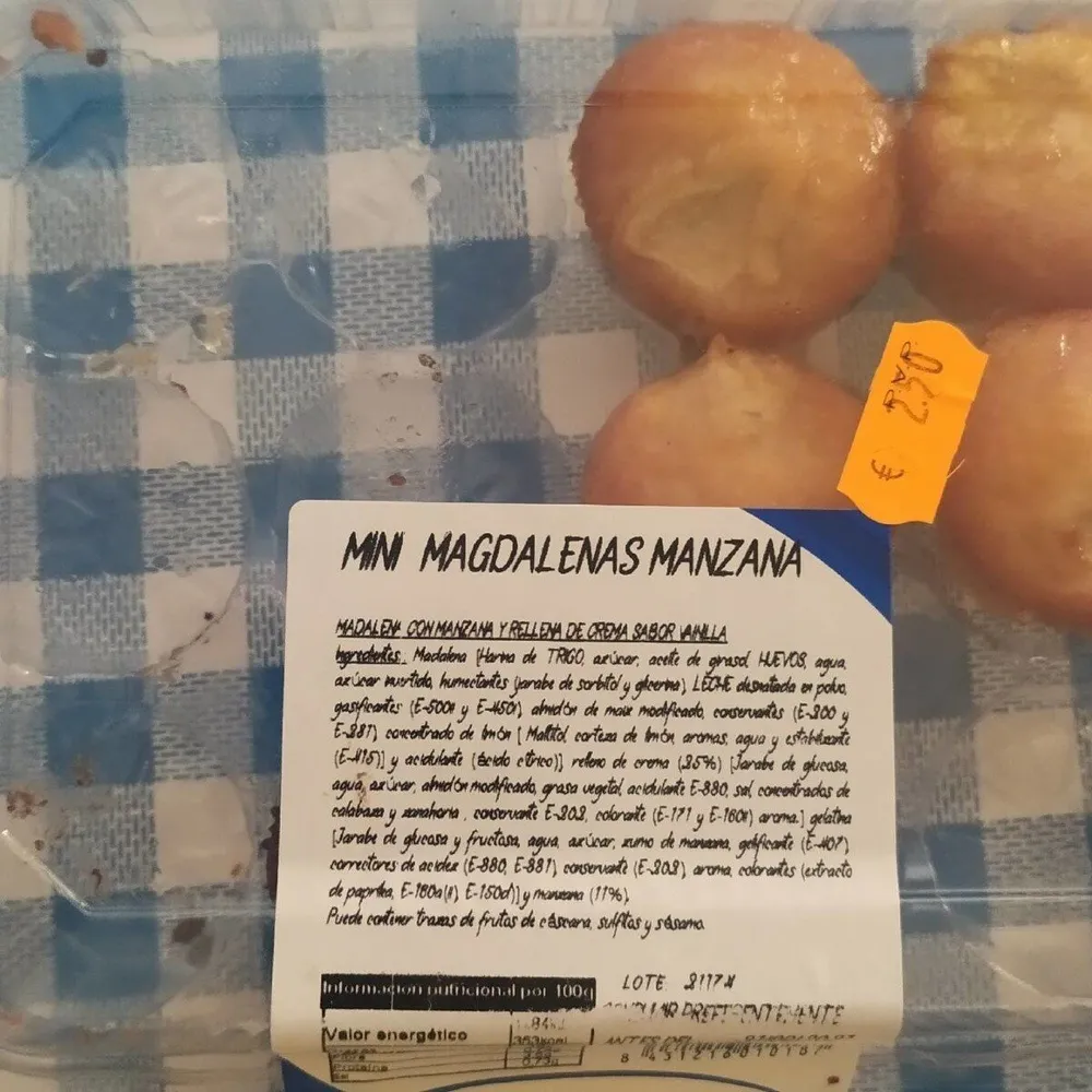 MINI MAGDALENAS MANZANA