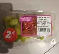 Raisin blanc sans pepin