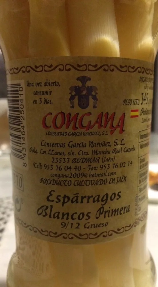 Esparragos blancos