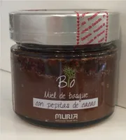 Miel de bosque con pepitas de cacao