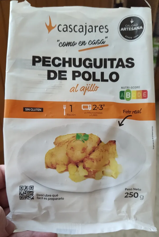 Pechuguitas de pollo al ajillo