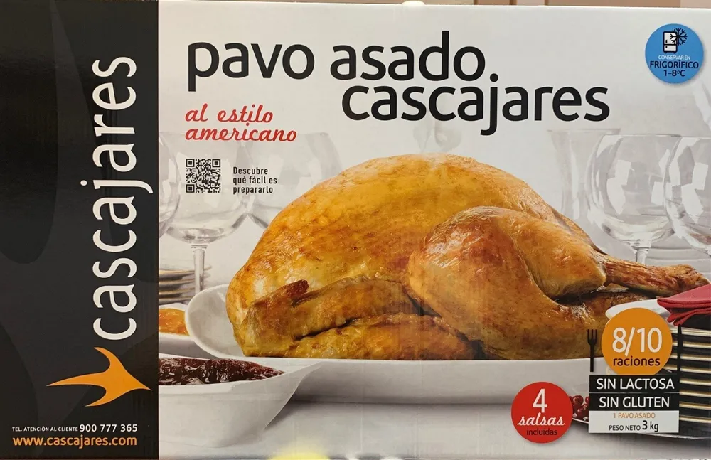 Pavo asado