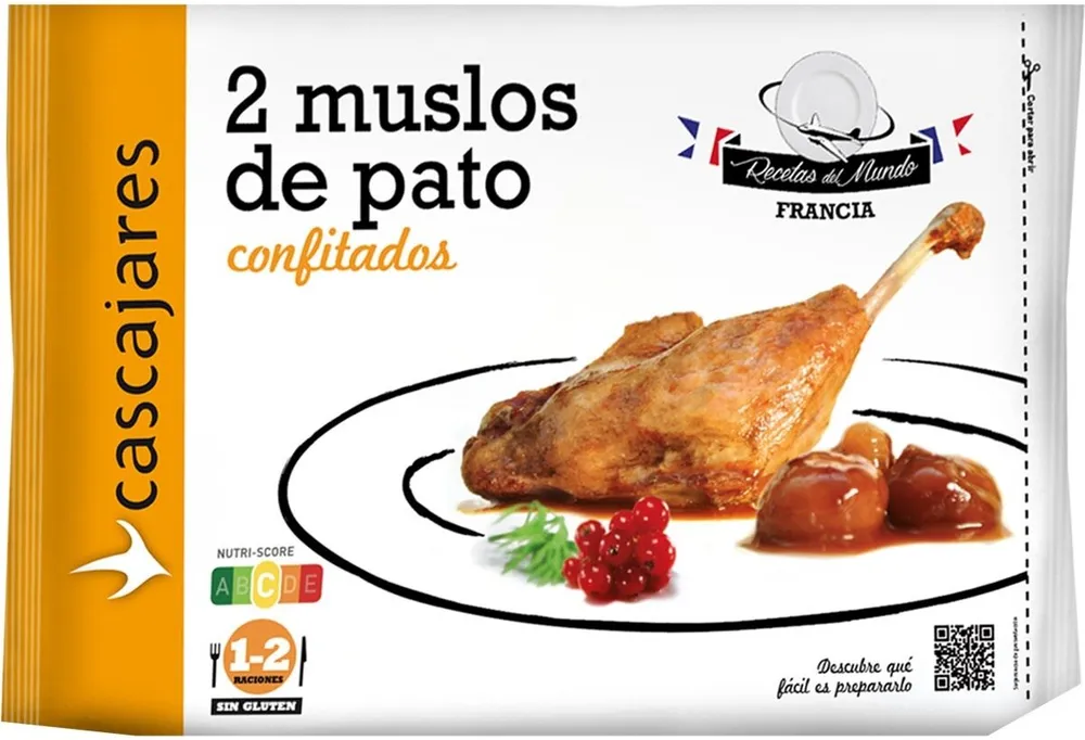 Muslos de pato estilo francés