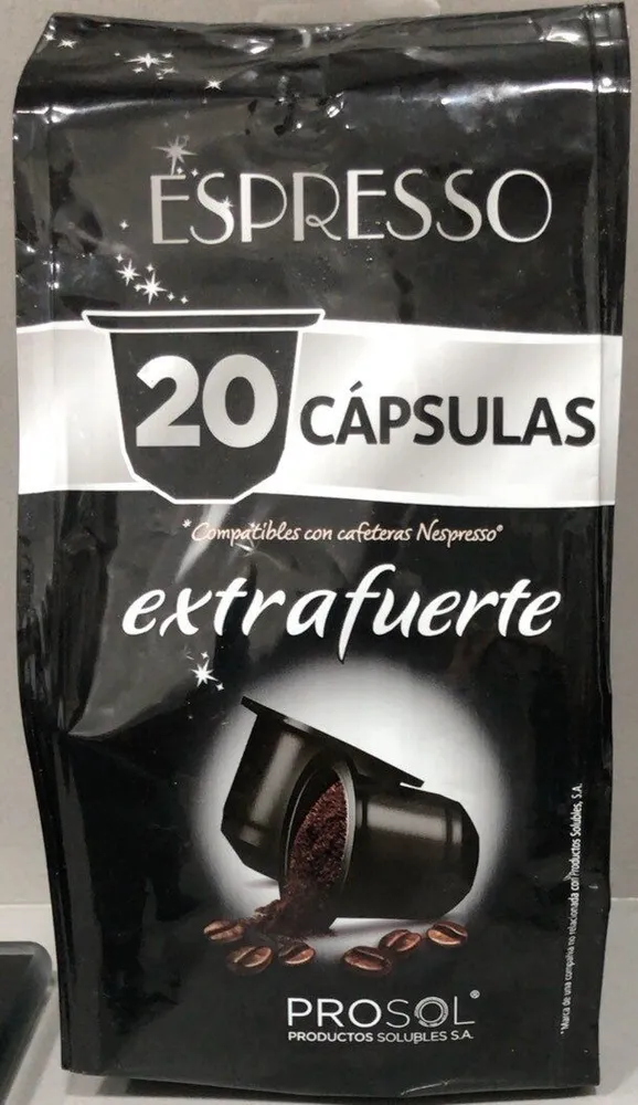 Espresso 20 cápsulas extrafuerte