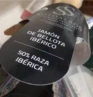 Jamon de bellota iberica 50% raza iberica