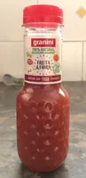 Fruta & Fibra bebida de zumo de fresa, manzana, uva, zanahoria