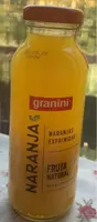 Zumo de fruta natural de naranja