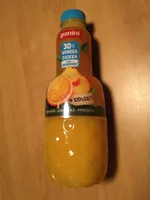 Jus orange ananas pêche