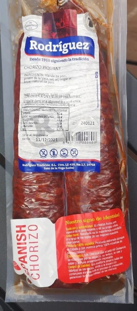 Chorizo piquant
