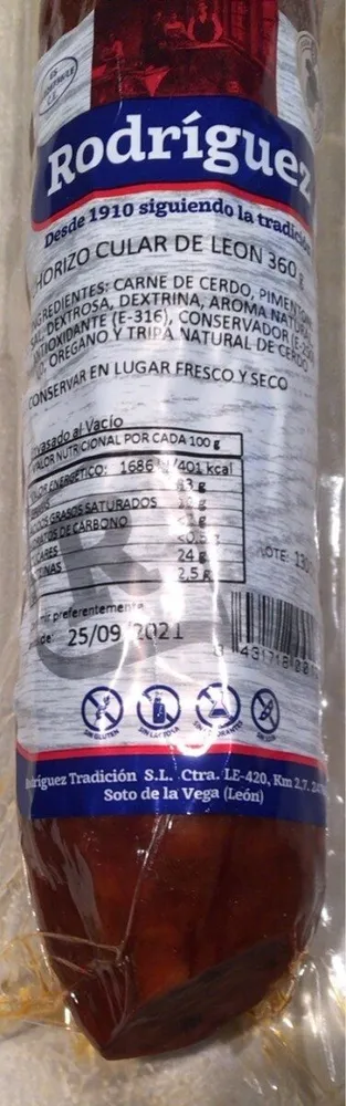 Chorizo Cular