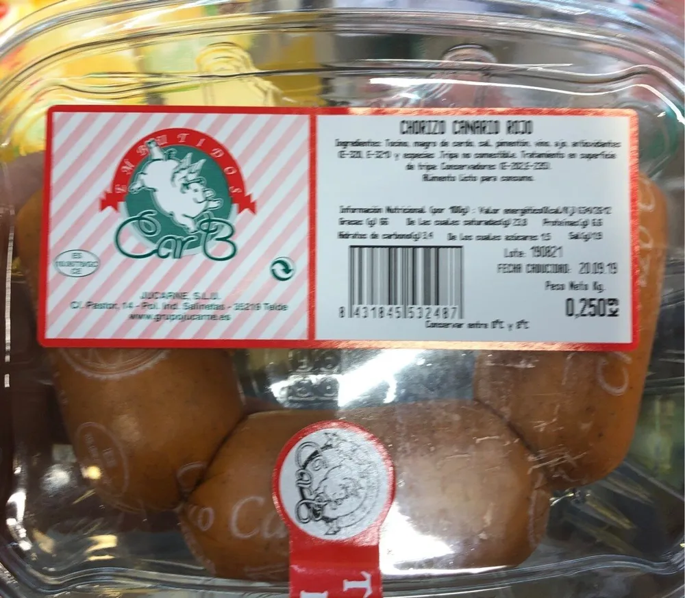 Chorizo Canario Rojo