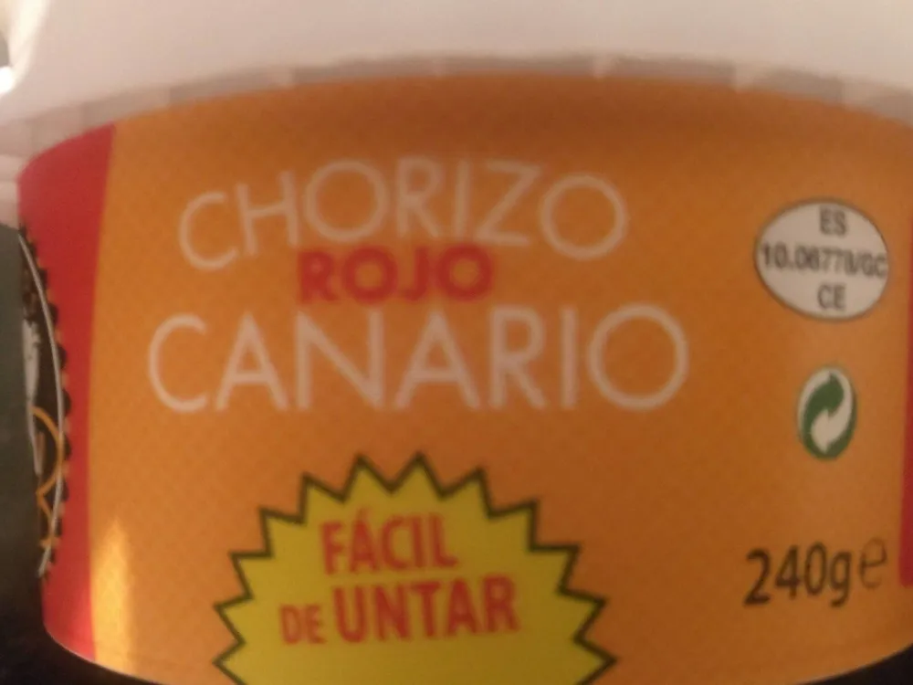 Chorizo rojo canario