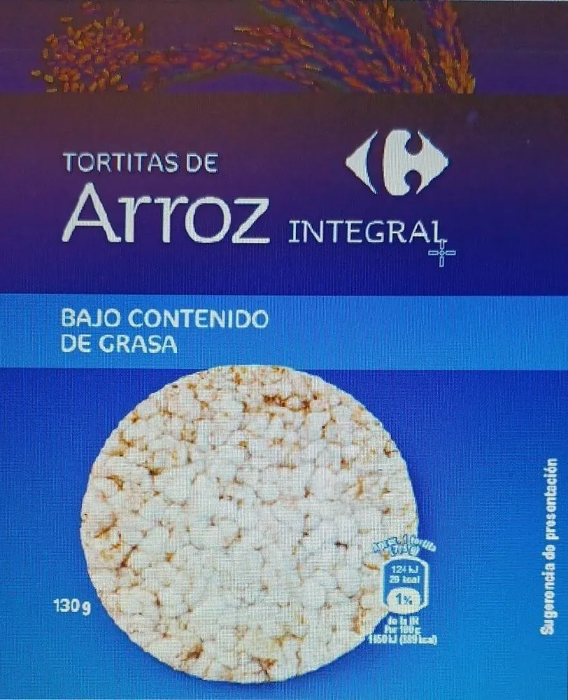 Tortitas de arroz integral