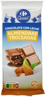 Chocolate con leche almendras troaceadas