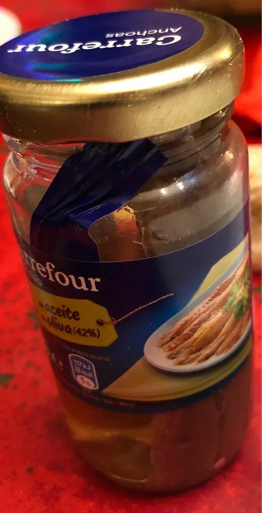 Anchois à l'huile d'olive
