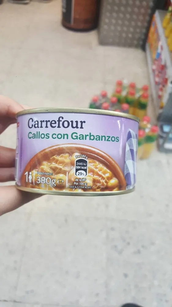 Callos con garbanzos
