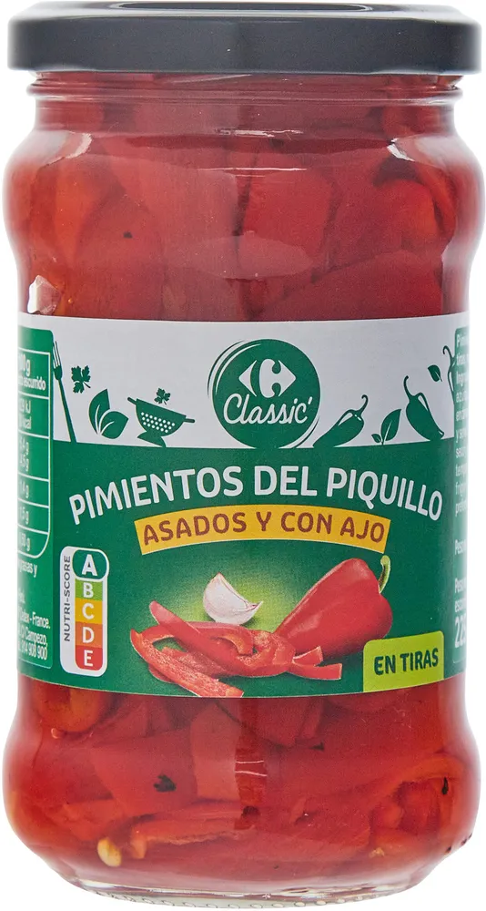 Poivrons de Piquillo en lanières