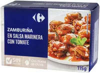 Zamburiñas en salsa marinera con tomate