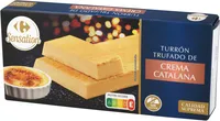Turrón trufado de crema catalana