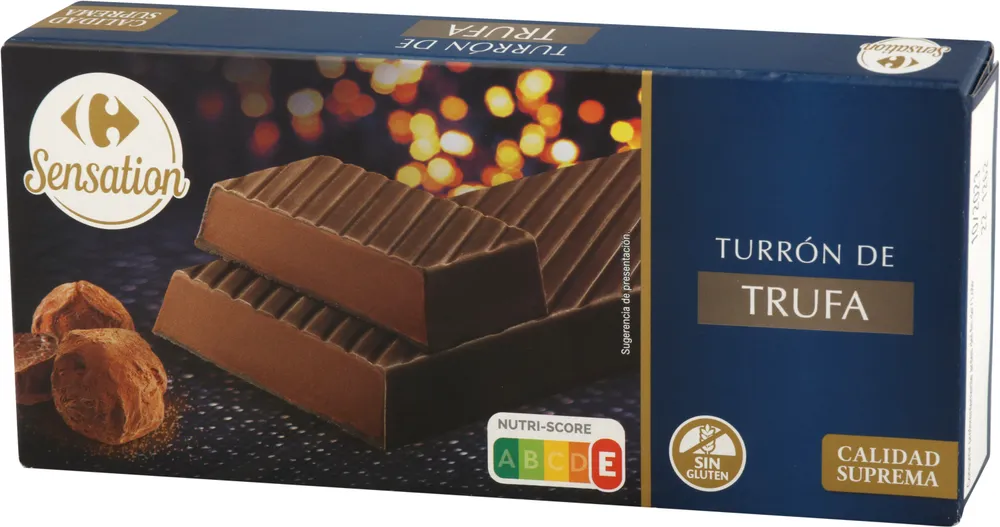 Turrón de trufa