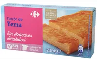 Turrón yema tostada sin azúcar