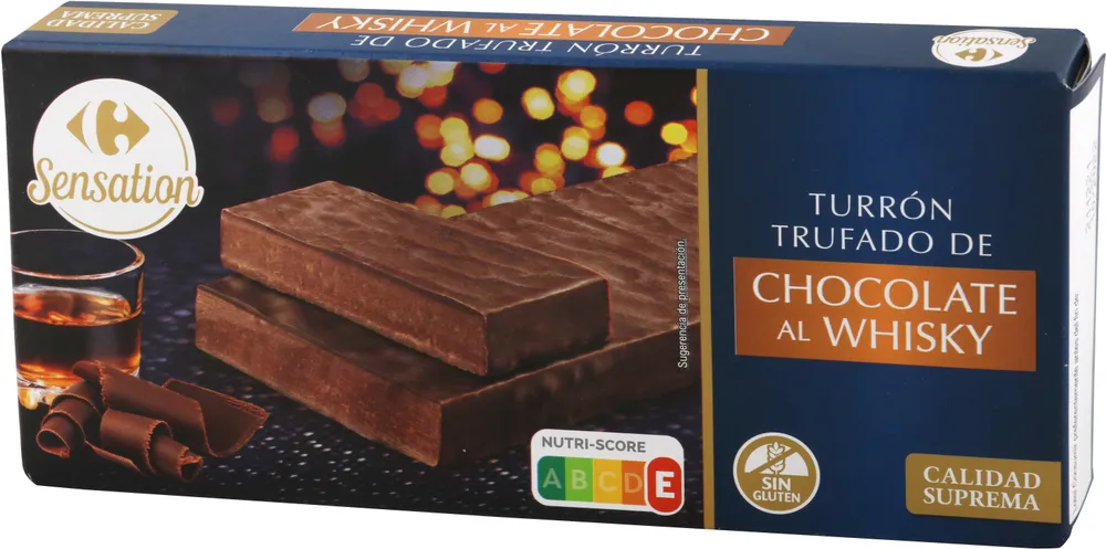 Turrón chocolate whisky