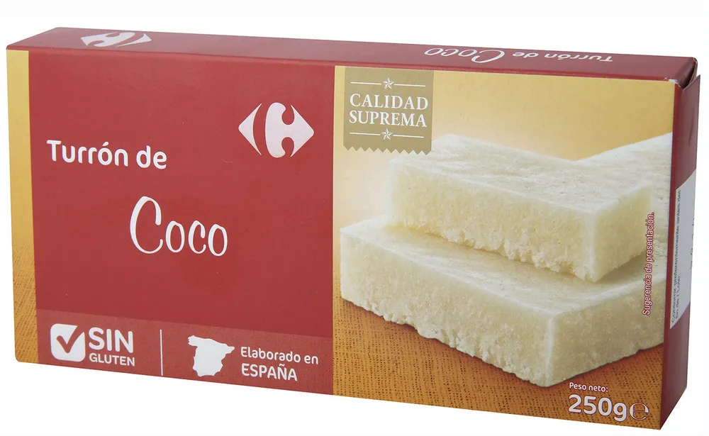 Turrón coco