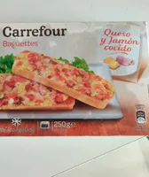 Baguette Queso y jamón cocido